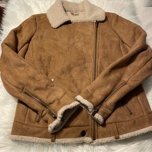 Forever 21 Tan Teddy Jacket